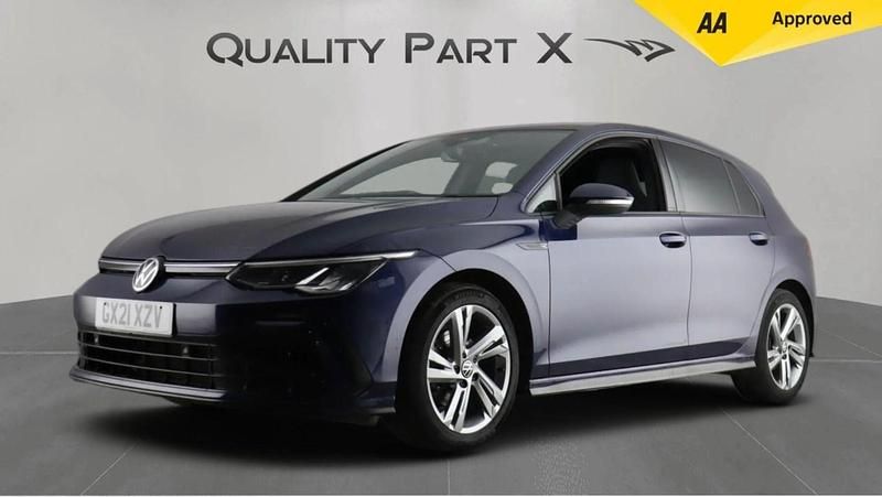 Used VW Golf VII R-line 150 HP (110 kW) 2021 Blue Hatchback