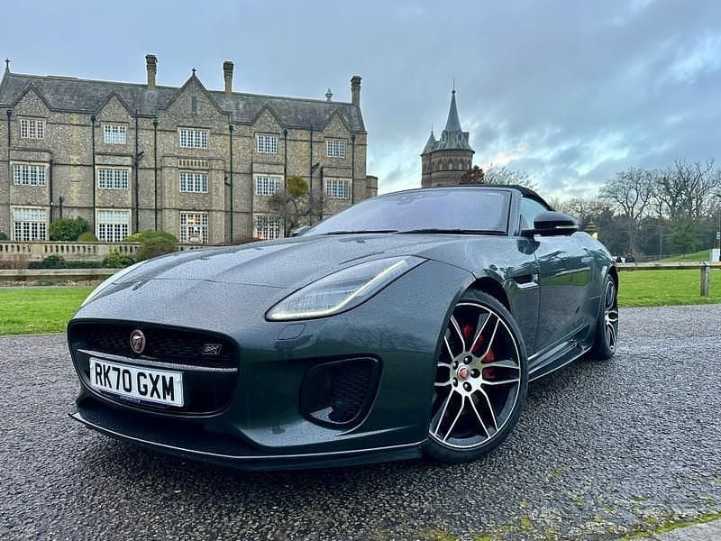 Grey Used 2020 Jaguar F-Type Chequered Flag Cabriolet | £37,995 (Fair price) - Image 1/3