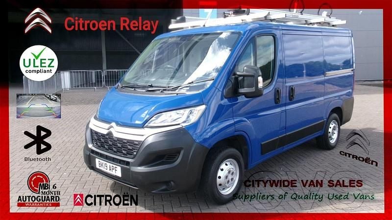 Blue Used 2019 Citroën Relay Van | £7,495 (Good price) - Image 1/4