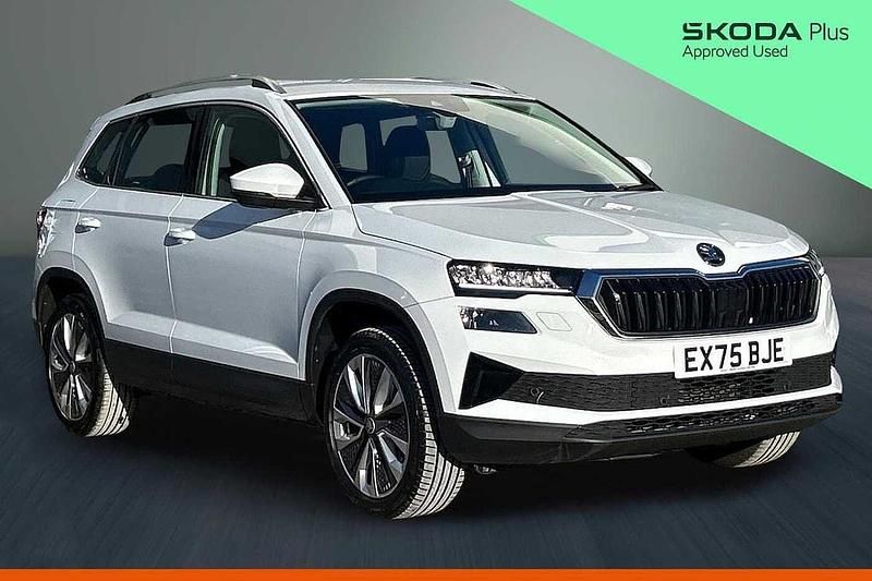 Used Skoda Karoq SE L 116 HP (85 kW) 2025 Moon white metallic SUV