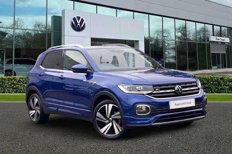Blue Used 2022 VW T-Cross R-line SUV | £21,291 (Fair price) - Image 1/4