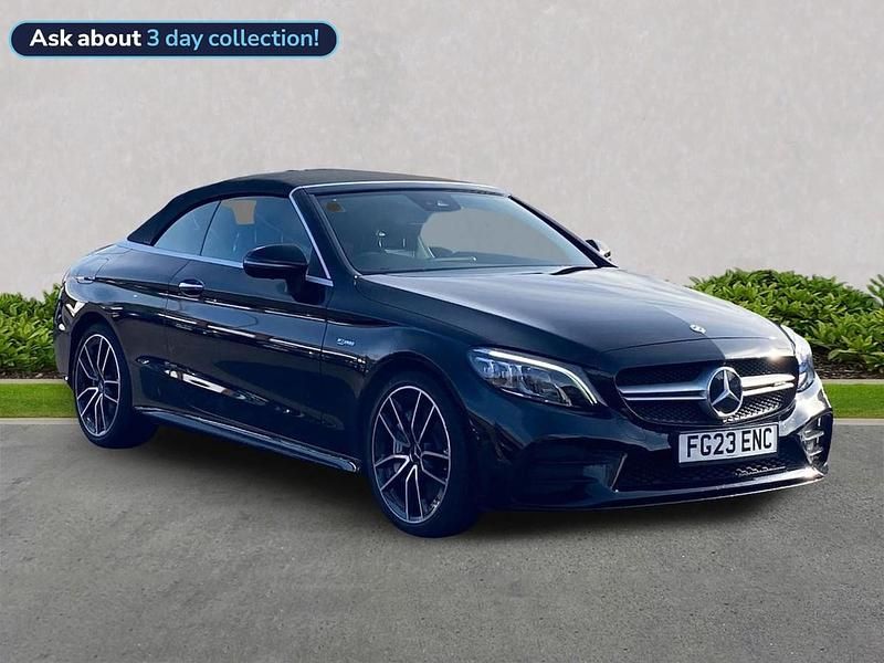 Black Used 2023 Mercedes C43 AMG Premium Plus Cabriolet | £40,500 (Fair price) - Image 1/4
