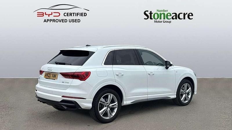 Begagnad Audi Q3 S-Line 150 HK (110 kW) 2022 Vit SUV