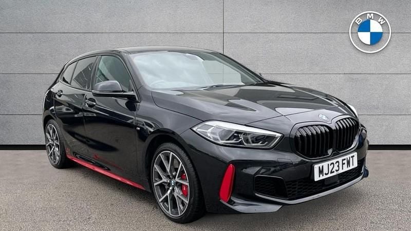 Black Used 2023 BMW 128 Shadowline | £26,190 (Fair price) - Image 1/4