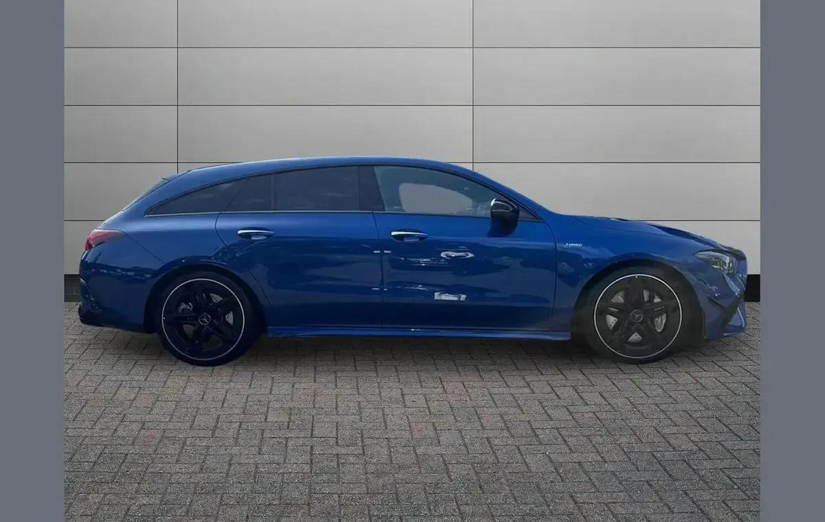 Used Mercedes CLA35 AMG Premium Plus 301 HP (221 kW) 2025 Blue Coupe
