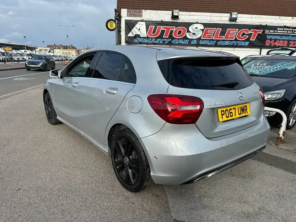 Used Mercedes A180 Premium 109 HP (80 kW) 2017 Silver Hatchback