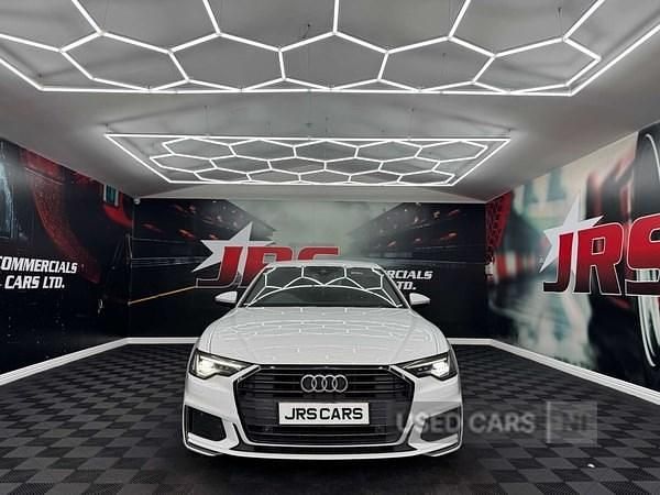 Used Audi A6 S-Line 204 HP (150 kW) 2019 White Sedan