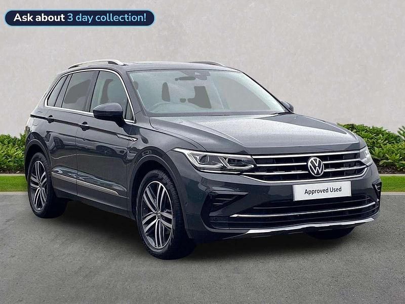 Grey Used 2021 VW Tiguan Elegance SUV | £22,999 (Fair price) - Image 1/4