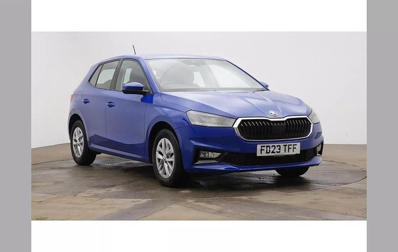 Energy blue Used 2023 Skoda Fabia Comfort Hatchback | £15,778 (Fair price) - Image 1/4