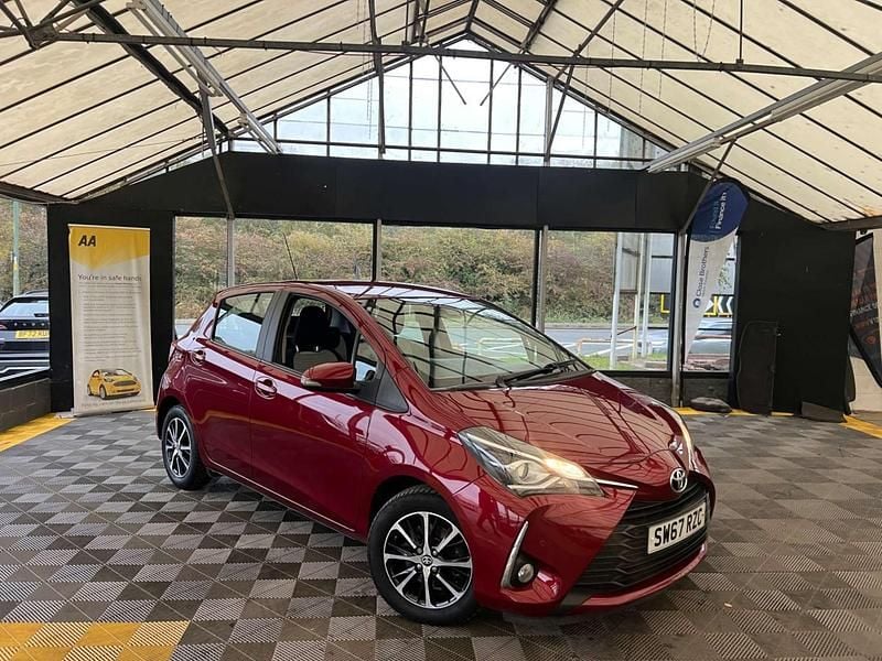 Red Used 2018 Toyota Yaris Hatchback | £9,100 (Fair price) - Image 1/3
