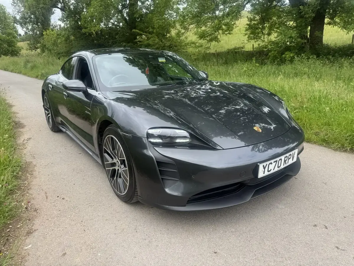 Used Porsche Taycan Performance Package 419 kW (571 HP) 2020 Grey Sedan