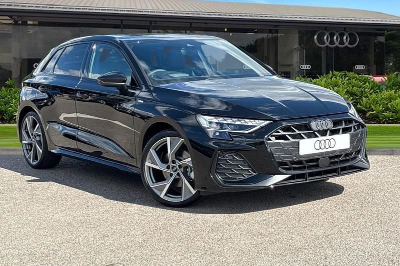 Black New 2025 Audi A3 Sportback Black Edition Hatchback | £34,995 (Super price) - Image 1/4