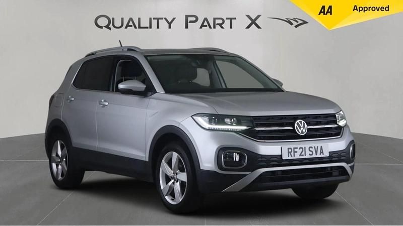 Silver Used 2021 VW T-Cross SEL SUV | £11,439 (Fair price) - Image 1/3