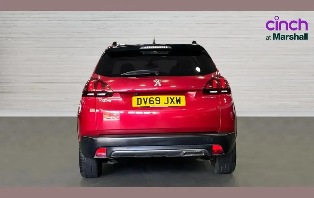 Used Peugeot 2008 GT-line 128 HP (94 kW) 2019 Red SUV