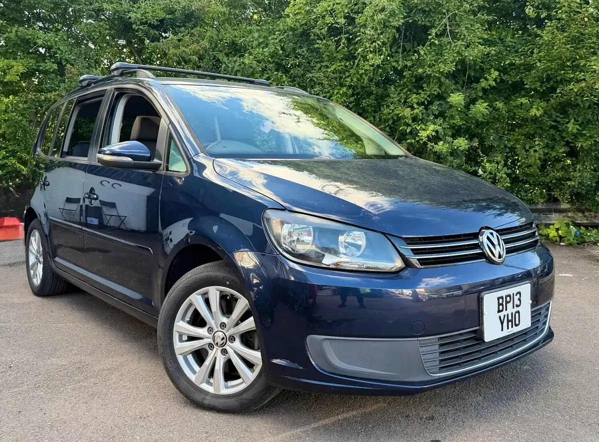 Used VW Touran 150 HP (110 kW) 2013 Blue MPV