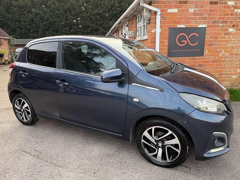 Used Peugeot 108 Allure 82 HP (60 kW) 2015 Blue Hatchback
