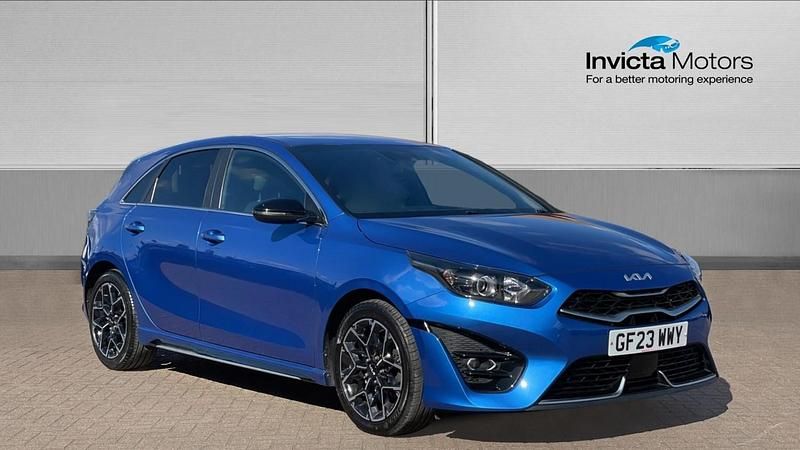 Used Kia Ceed GT-Line 158 HP (116 kW) 2023 Blue Hatchback