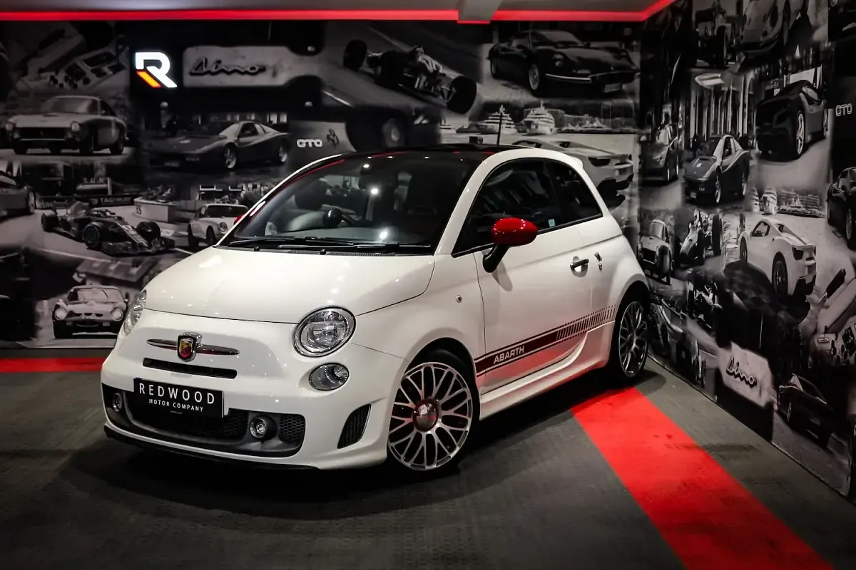 Used Abarth 595 Turismo 160 HP (117 kW) 2015 White Hatchback