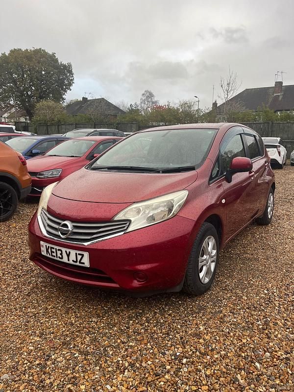 Red Used 2013 Nissan Note Pure Hatchback | £5,330 (Fair price) - Image 1/4