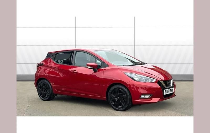 Used Nissan Micra Acenta 91 HP (66 kW) 2021 Red Hatchback