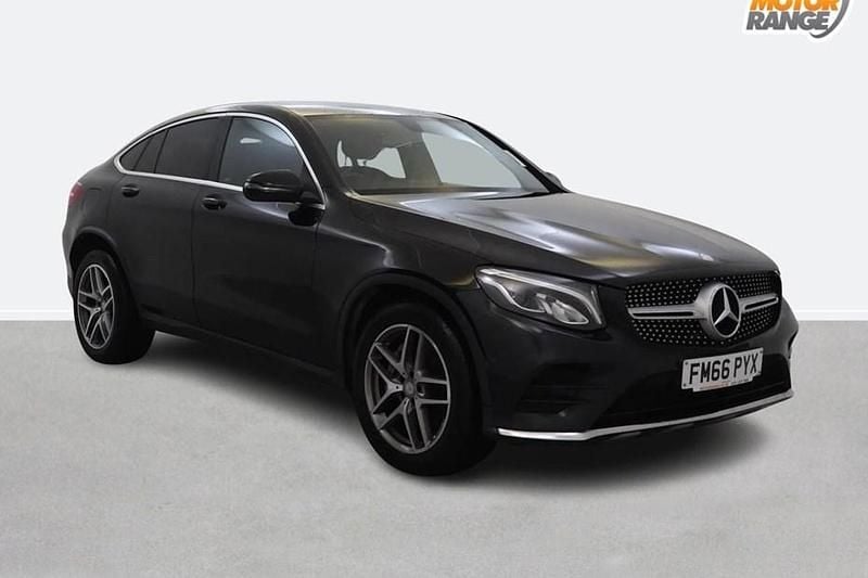 Black Used 2017 Mercedes GLC220 AMG line Coupe | £20,495 (Good price) - Image 1/1