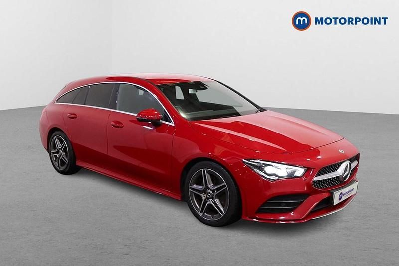 Red Used 2019 Mercedes CLA200 AMG line Estate | £19,499 (Fair price) - Image 1/4