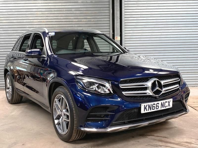 Blue Used 2016 Mercedes GLC220 AMG line Estate | £18,450 (Fair price) - Image 1/4