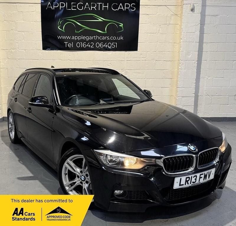 Black Used 2013 BMW 320 M Sport Estate | £6,790 (Fair price) - Image 1/4