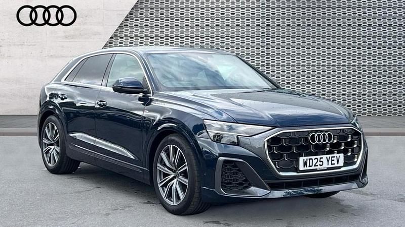 Blue New 2025 Audi Q8 S-Line SUV | £59,990 (Super price) - Image 1/4