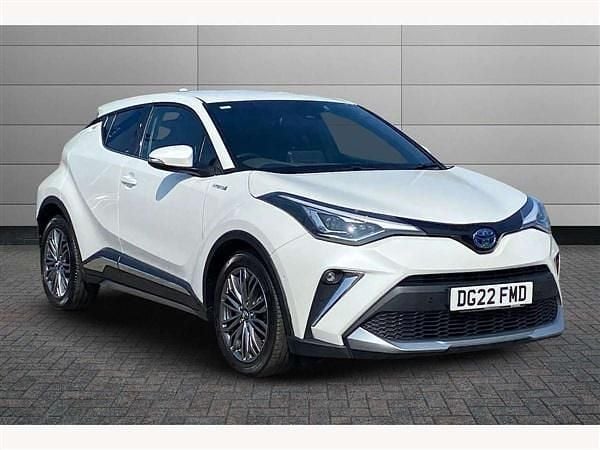 White pearl Used 2022 Toyota C-HR SUV | £20,191 (Fair price) - Image 1/3