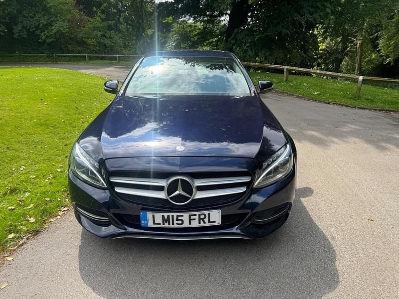 Used Mercedes C220 2015 Blue Sedan