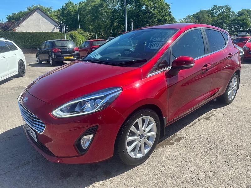 Used Ford Fiesta Titanium 2019 Red Hatchback