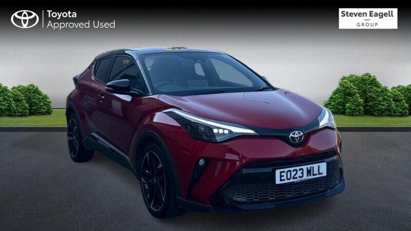 Red/black Used 2023 Toyota C-HR Sport SUV | £23,741 (Fair price) - Image 1/4
