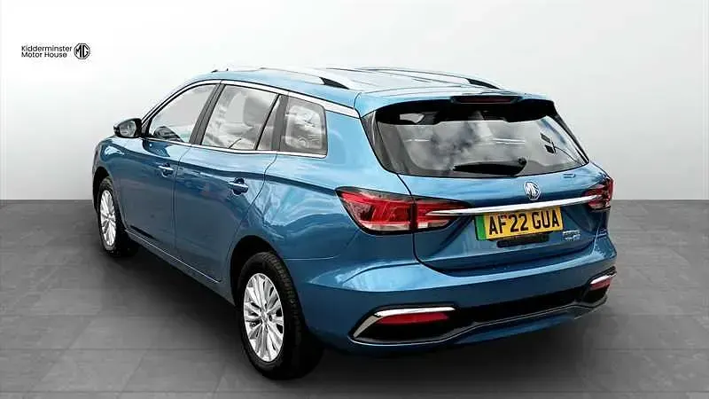 Used MG MG5 EV Exclusive 114 kW (156 HP) 2022 Blue Estate