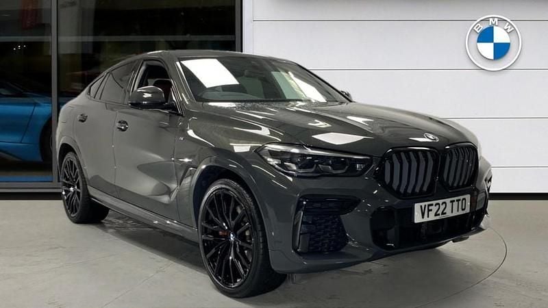Grey Used 2022 BMW X6 M Sport SUV | £44,950 (Good price) - Image 1/4
