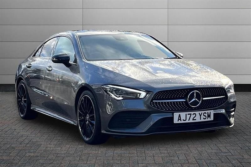 Mountain grey Used 2023 Mercedes CLA200 AMG Line Premium Plus Sedan | £26,250 (Fair price) - Image 1/4