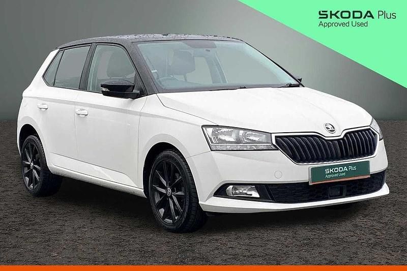 Candy white black magic pearl effect Used 2020 Skoda Fabia Colour Edition Hatchback | £9,691 (Good price) - Image 1/4