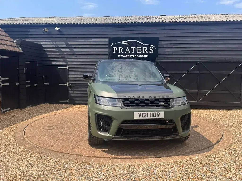 Used Land Rover Range Rover Sport SVR 575 HP (422 kW) 2018 Blue SUV