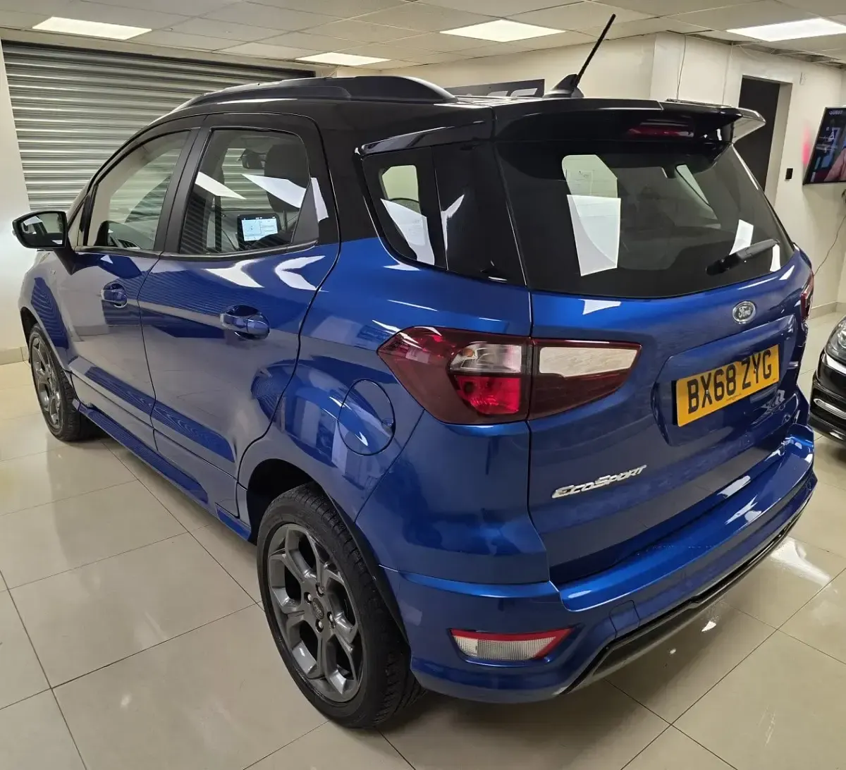 Used Ford Ecosport ST-Line 100 HP (73 kW) 2019 Blue SUV