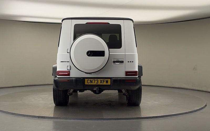 Used Mercedes G63 AMG AMG 585 HP (430 kW) 2023 G manufaktur opalite white magno SUV