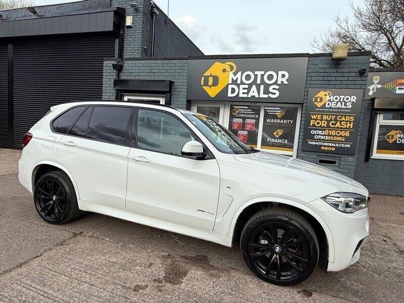 White Used 2018 BMW X5 M Sport SUV | £26,695 (Fair price) - Image 1/2