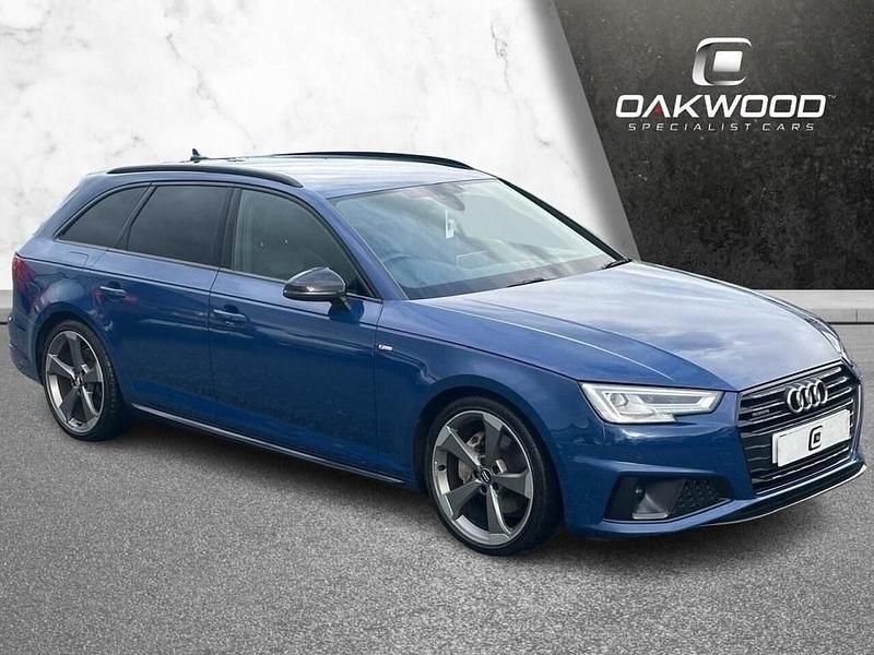 Used Audi A4 Black Edition 190 HP (139 kW) 2019 Blue Estate