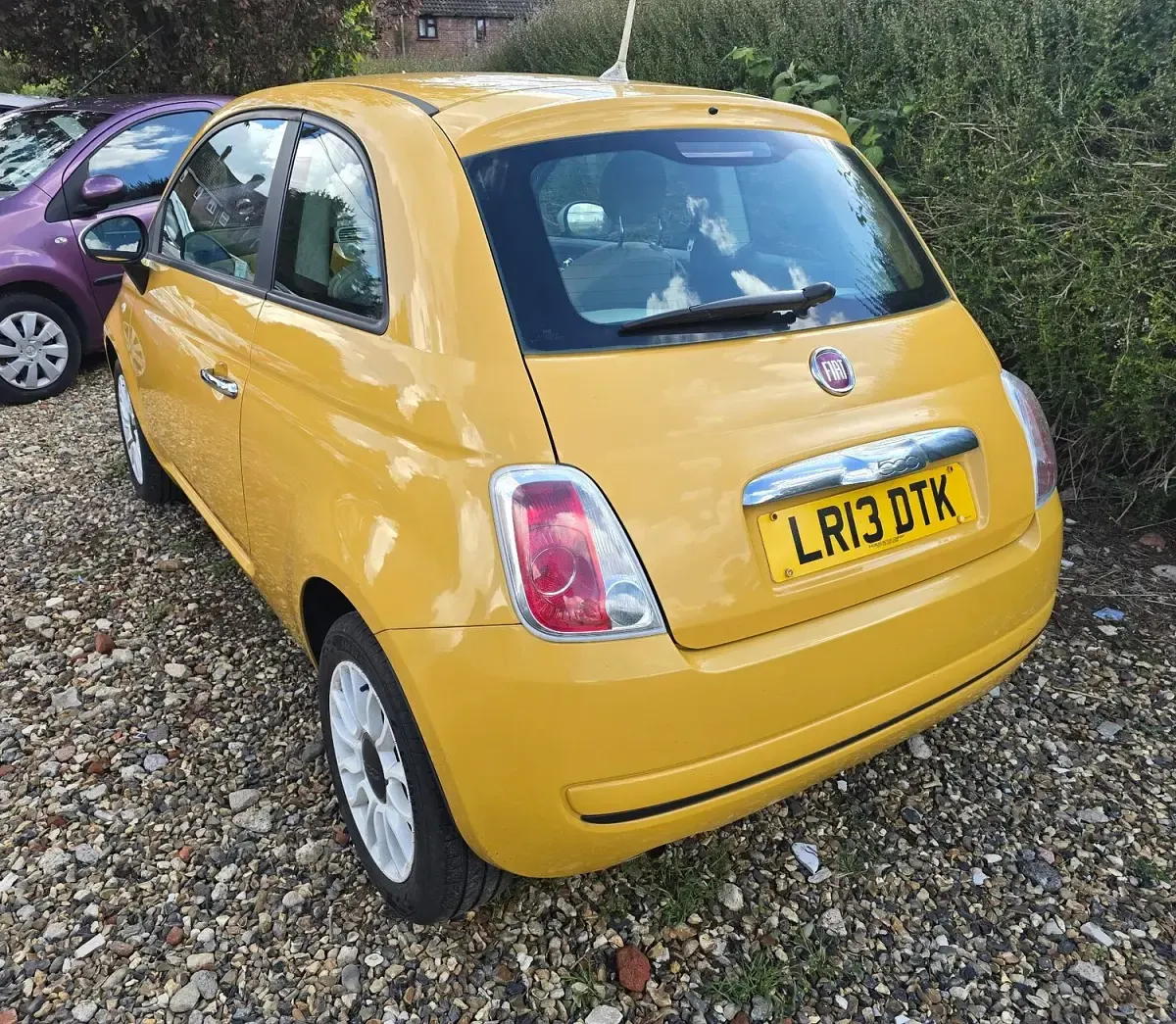 Used Fiat 500 69 HP (50 kW) 2013 Yellow Hatchback