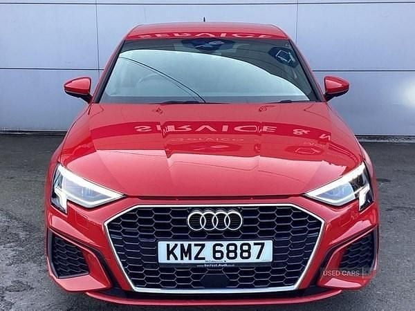 Used Audi A3 S-Line 2021 Red Sedan