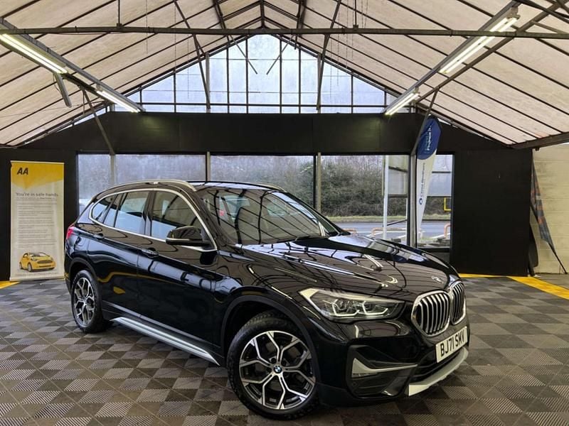 Black Used 2021 BMW X1 xLine SUV | £12,667 (Super price) - Image 1/3