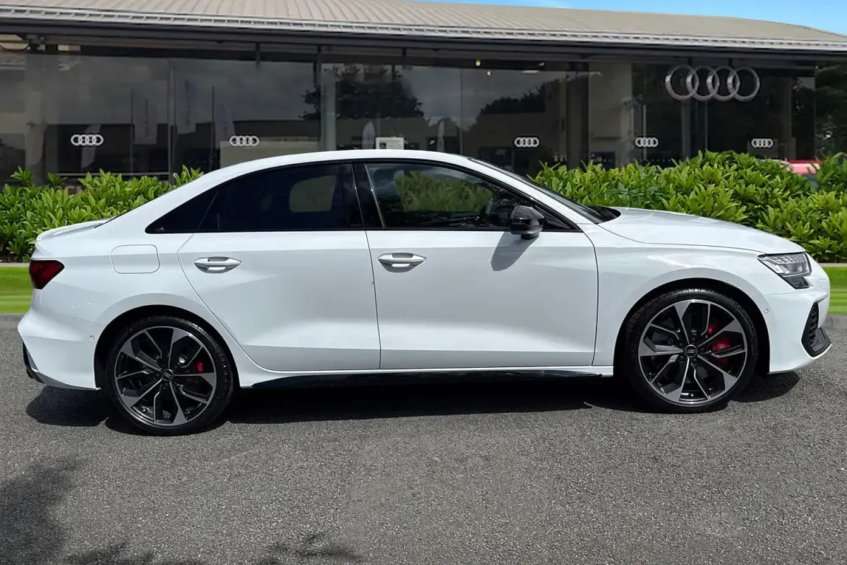 New Audi S3 Black Edition 333 HP (244 kW) 2026 White Sedan