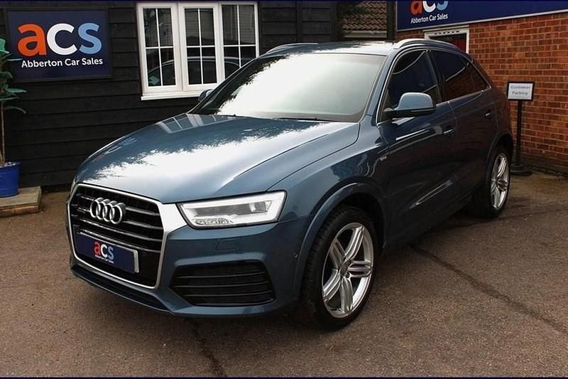 Used Audi Q3 S-line plus 150 HP (110 kW) 2015 Blue SUV