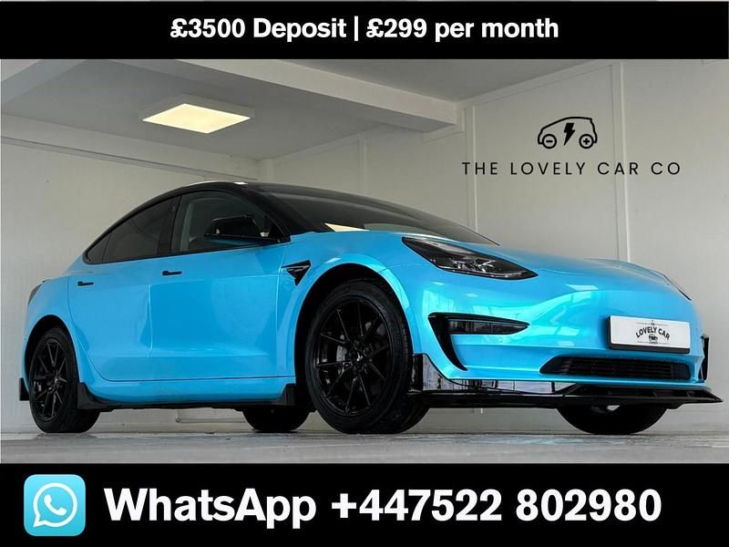 Used Tesla Model 3 Standard Range Plus 366 kW (498 HP) 2021 Black Sedan