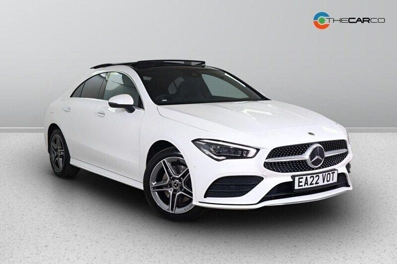 White Used 2022 Mercedes CLA250e AMG line Sedan | £24,870 (Fair price) - Image 1/2