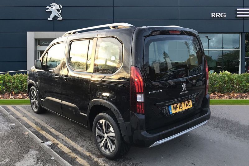 Used Peugeot Rifter Allure 130 HP (95 kW) 2019 Black MPV